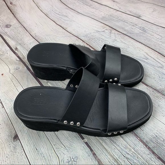 ASOS Studded Wedge Sandals - Picture 3 of 6